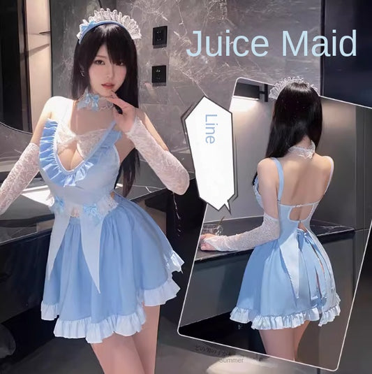 Cute maid uniform passion sexy underwear sexy suit lace clothes dating gowns free